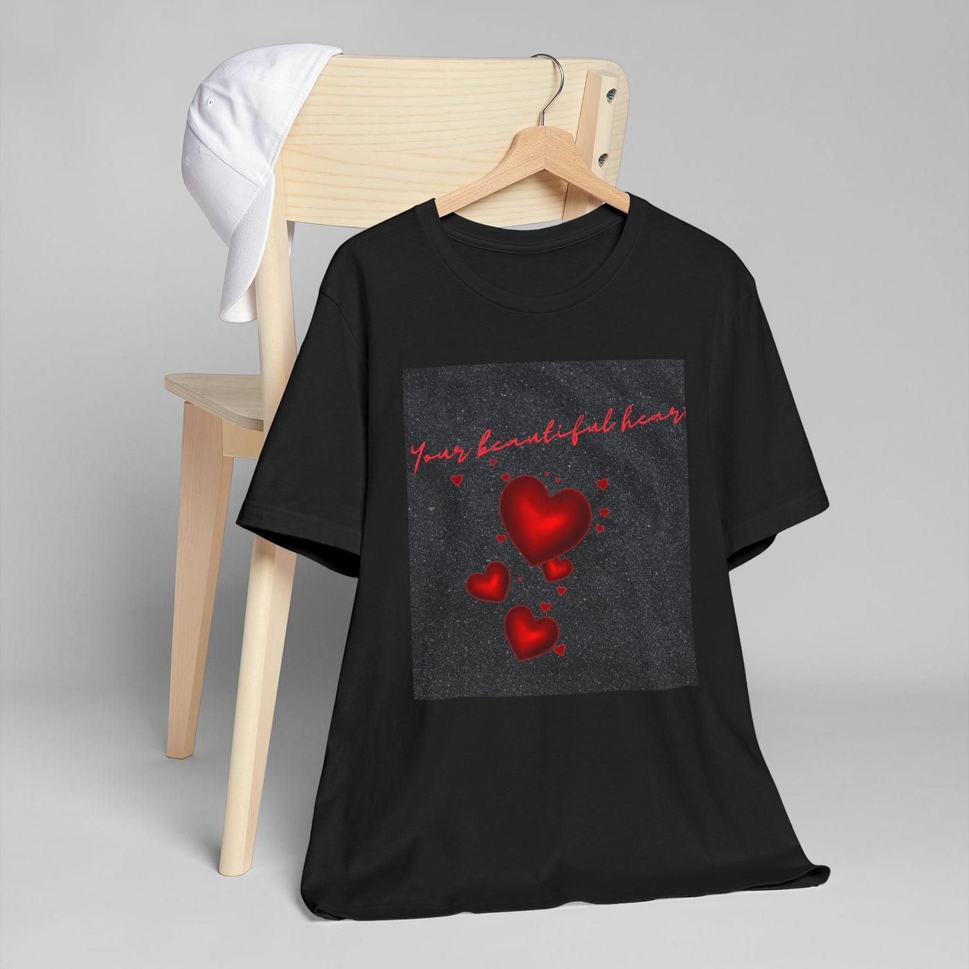 Your Beautiful Heart Unisex Jersey T-Shirt - Perfect Gift for Valentine's Day & Romantic Occasions