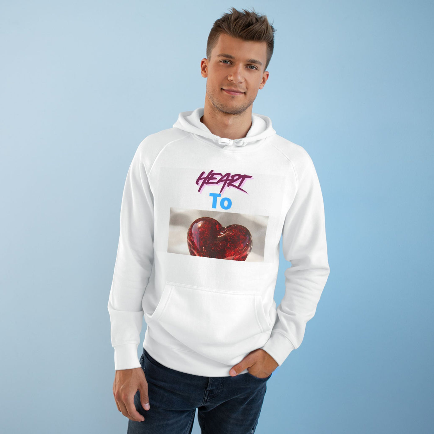 Heart To Hoodie — Retro Photo Heart Graphic Hoodie