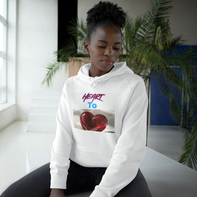 Heart To Red Glass Heart Hoodie