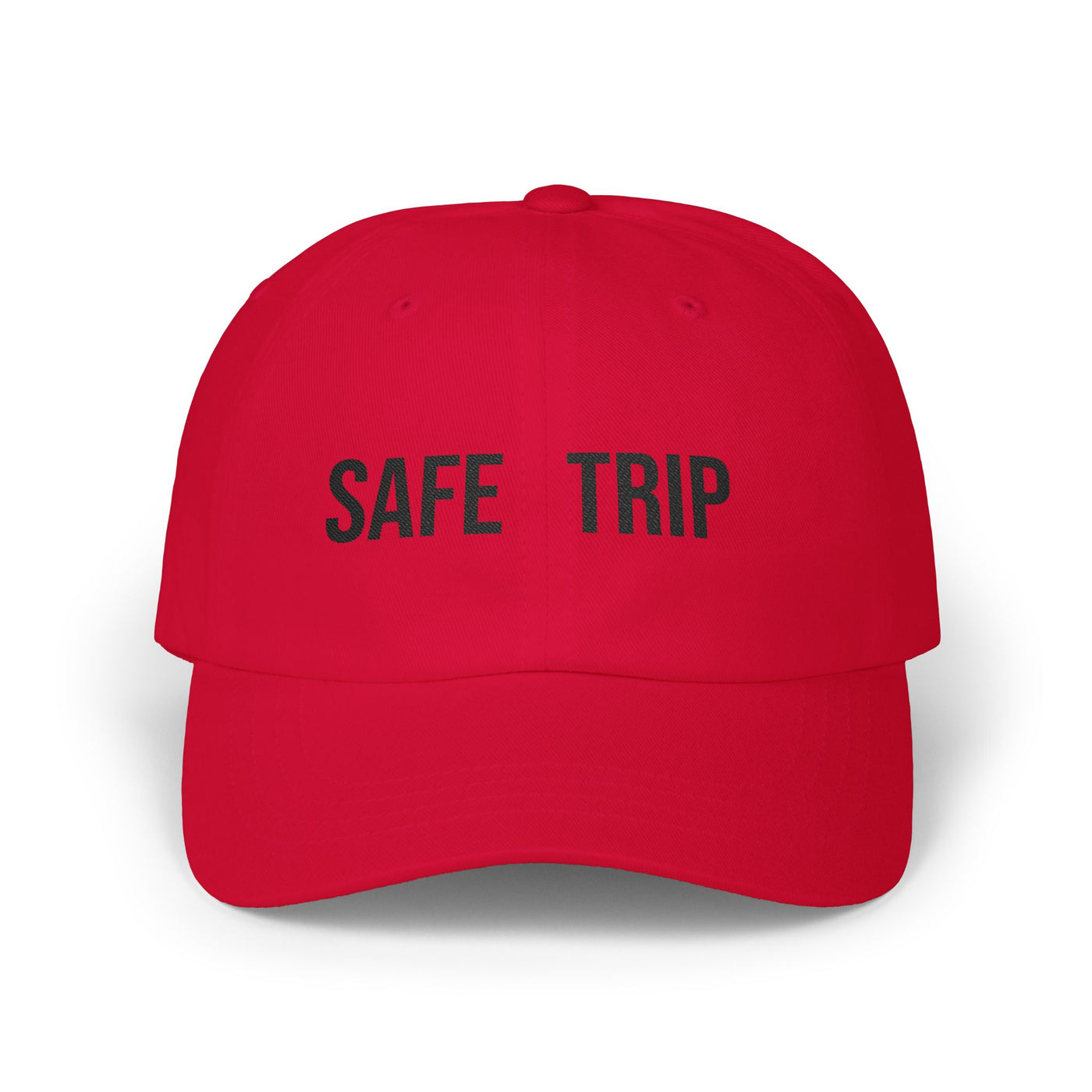 Safe Trip Classic Dad Cap - Casual Sun Hat, Travel Accessory, Gift for Dads, Everyday Wear, Adventure Ready