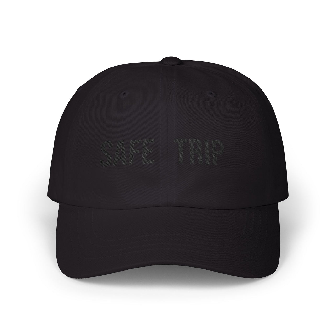 Safe Trip Classic Dad Cap - Casual Sun Hat, Travel Accessory, Gift for Dads, Everyday Wear, Adventure Ready