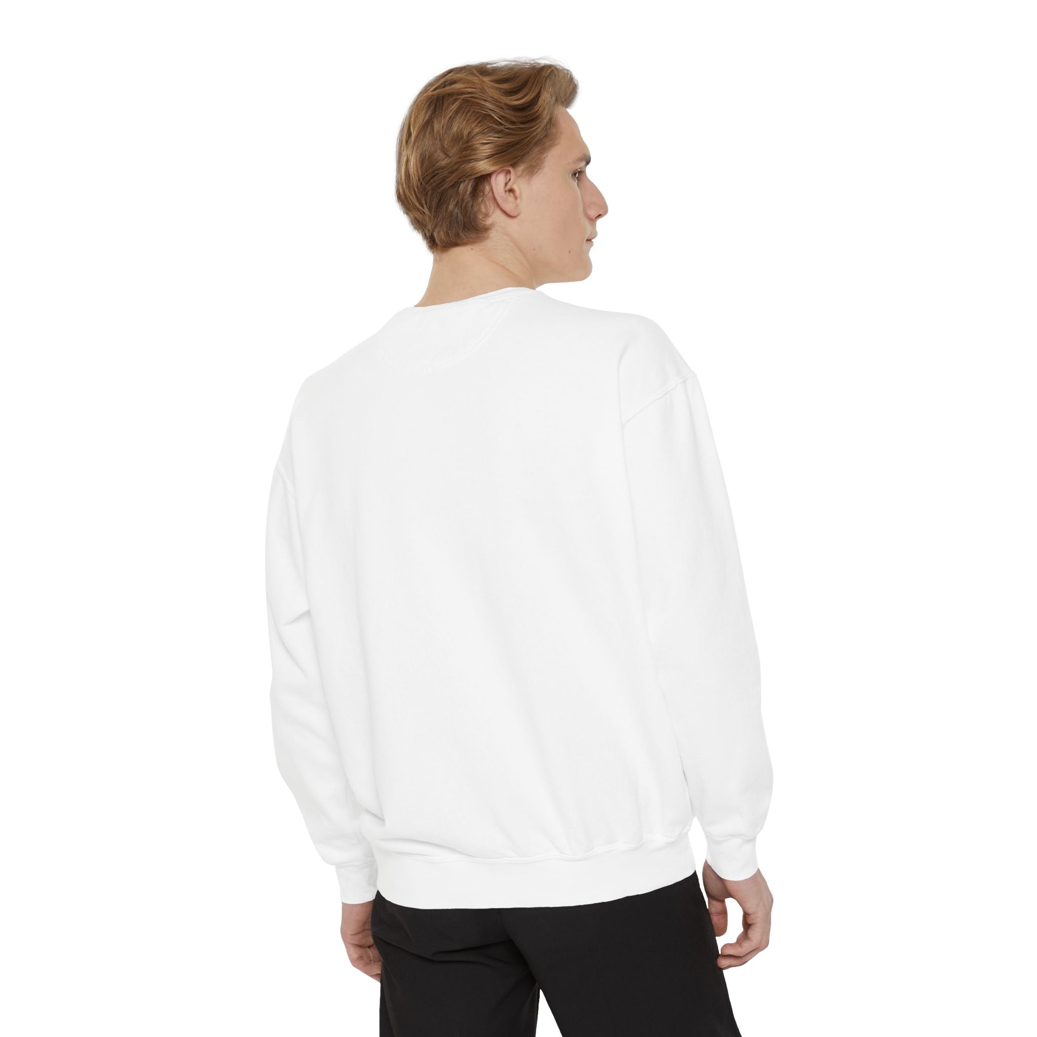 Cosmic Mind Sweatshirt — Blue Galaxy Portrait Crewneck