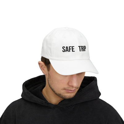 Safe Trip Classic Dad Cap - Casual Sun Hat, Travel Accessory, Gift for Dads, Everyday Wear, Adventure Ready