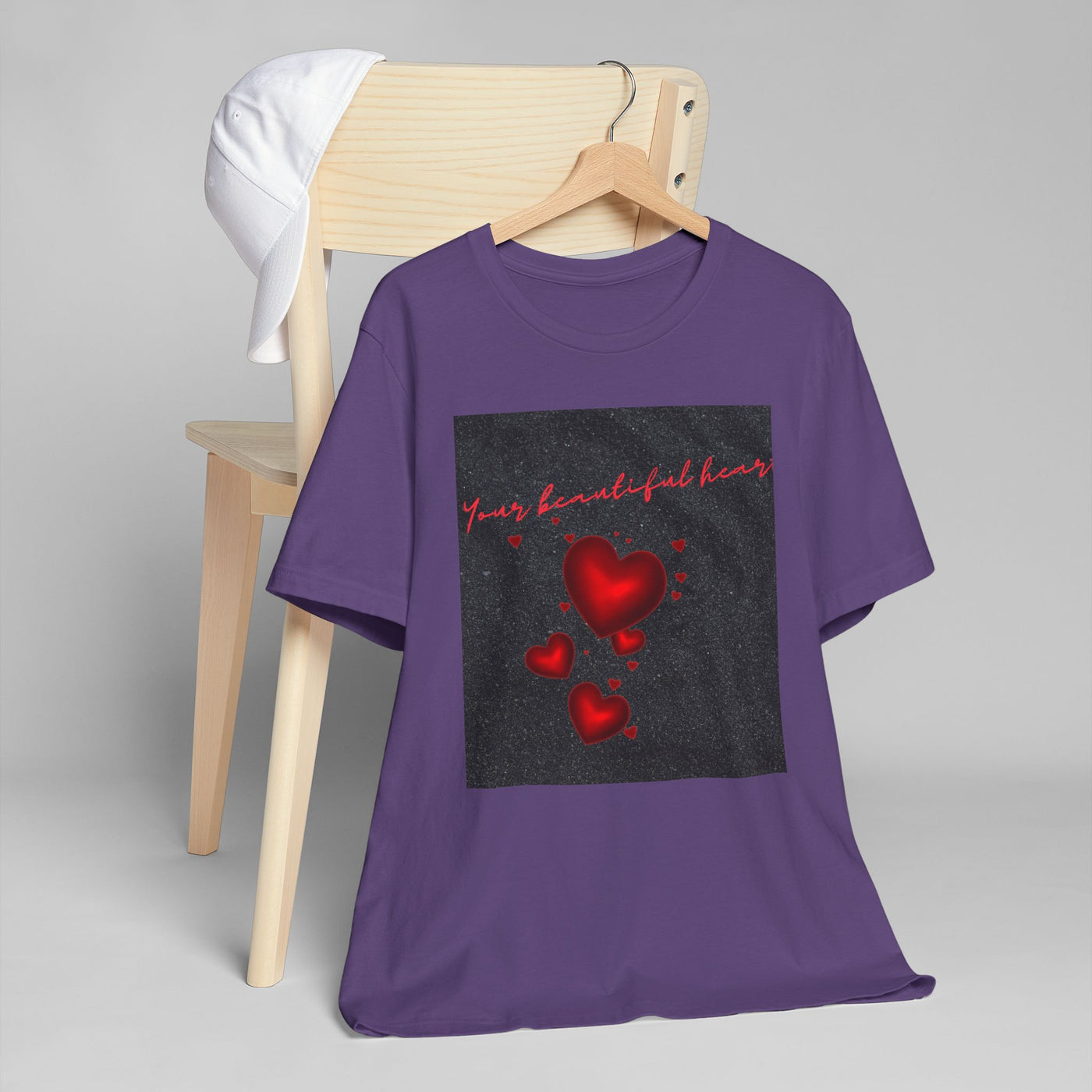 Your Beautiful Heart Unisex Jersey T-Shirt - Perfect Gift for Valentine's Day & Romantic Occasions