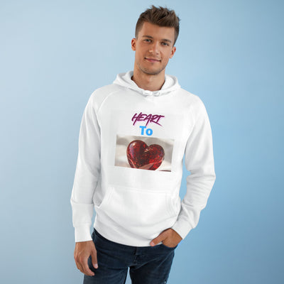 Heart To Red Glass Heart Hoodie