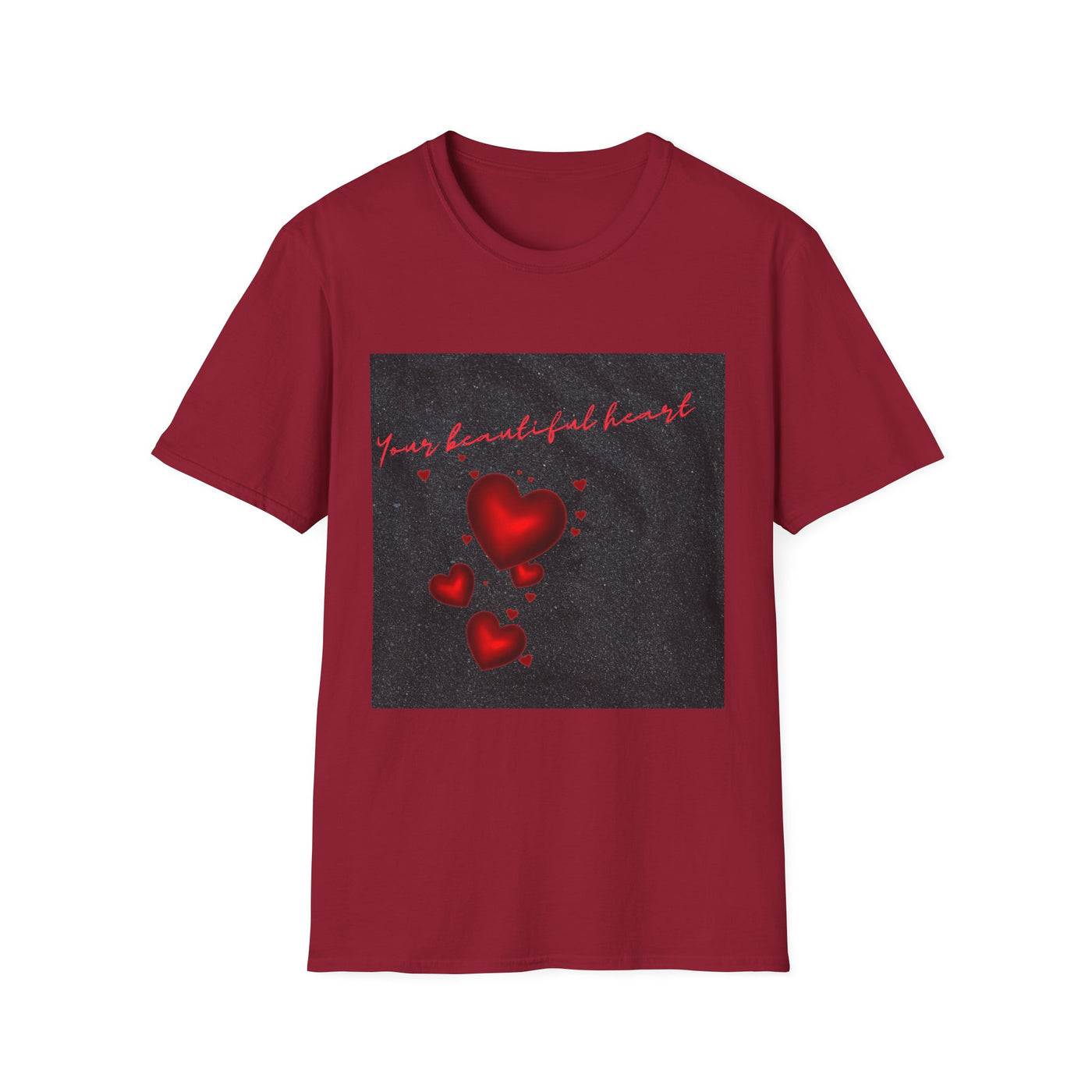 Your Beautiful Heart Unisex Softstyle T-Shirt - Perfect Gift for Valentine's Day & Everyday Wear