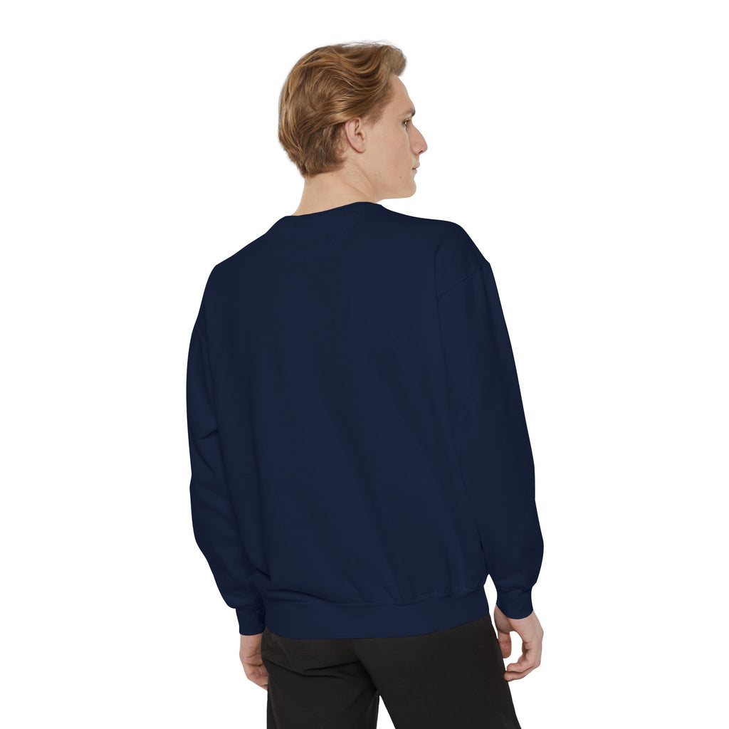 Cosmic Mind Sweatshirt — Blue Galaxy Portrait Crewneck
