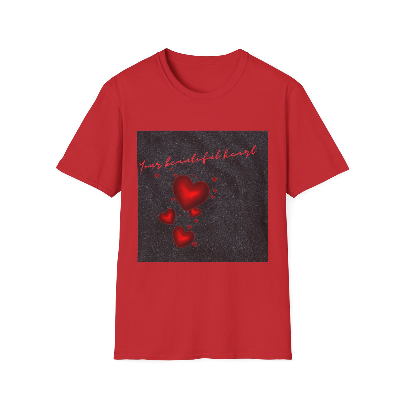 Your Beautiful Heart Unisex Softstyle T-Shirt - Perfect Gift for Valentine's Day & Everyday Wear