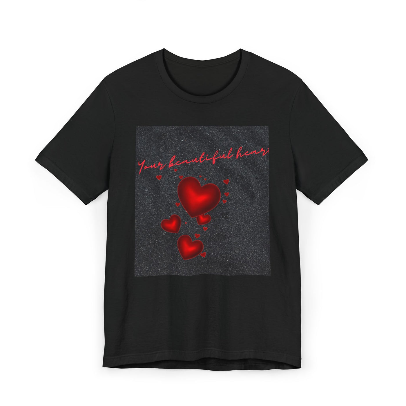 Your Beautiful Heart Unisex Jersey T-Shirt - Perfect Gift for Valentine's Day & Romantic Occasions