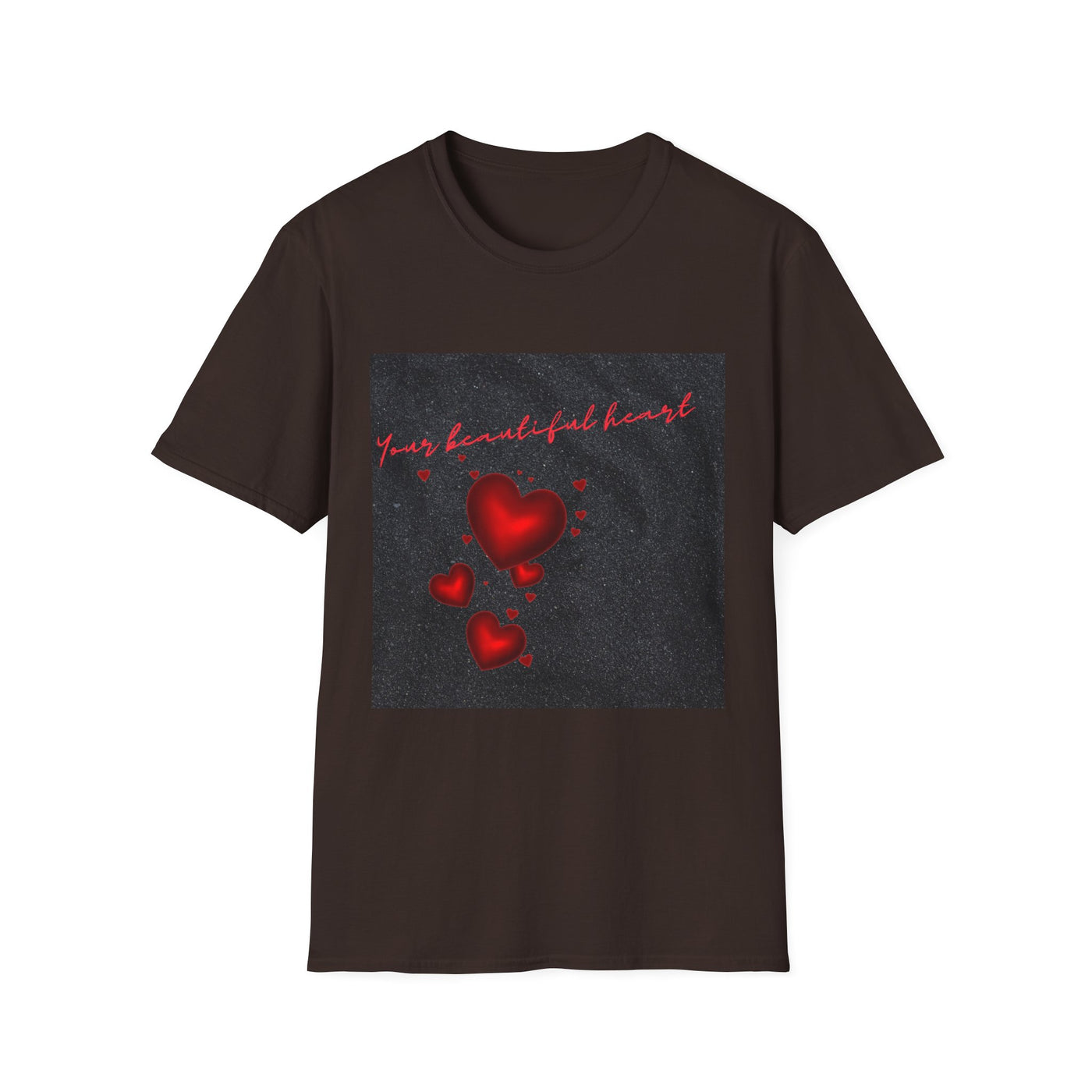 Your Beautiful Heart Unisex Softstyle T-Shirt - Perfect Gift for Valentine's Day & Everyday Wear