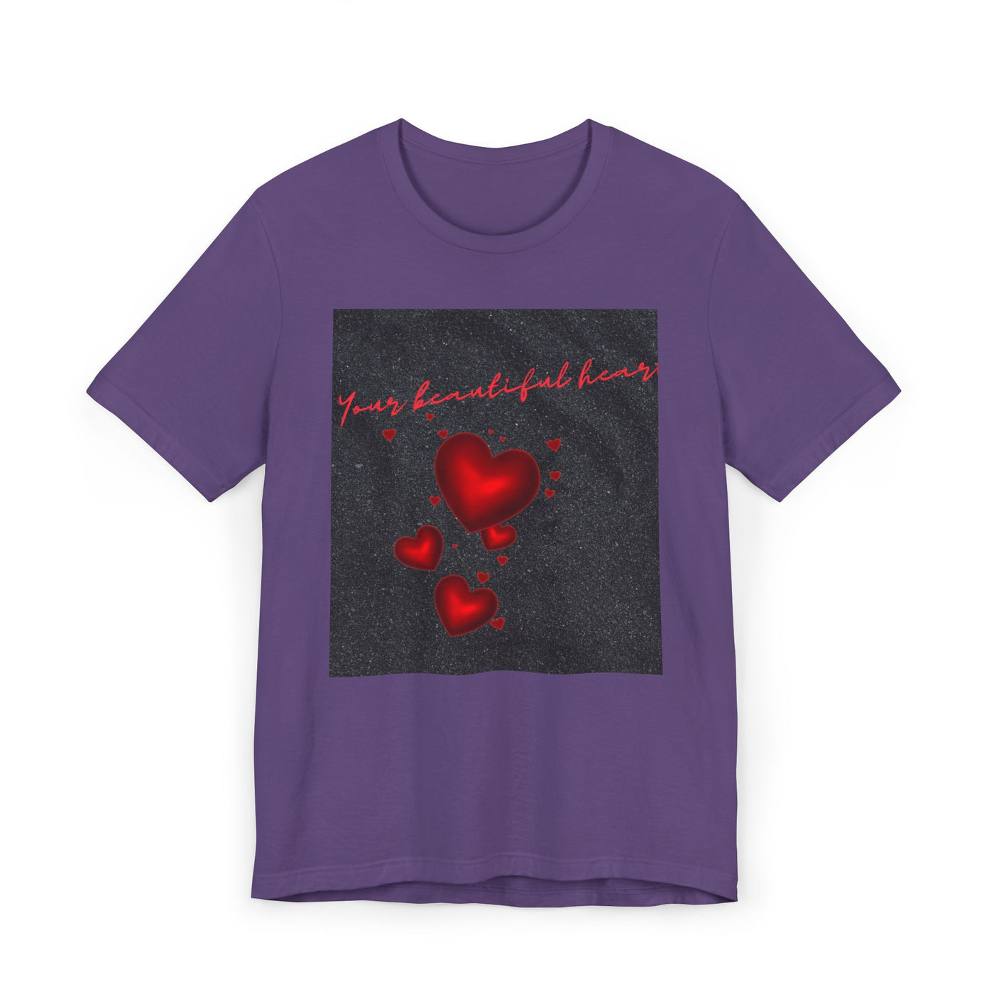 Your Beautiful Heart Unisex Jersey T-Shirt - Perfect Gift for Valentine's Day & Romantic Occasions