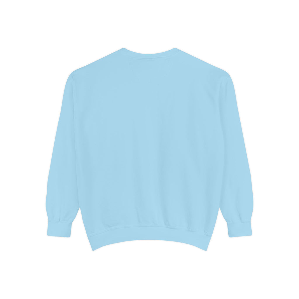 Cosmic Mind Sweatshirt — Blue Galaxy Portrait Crewneck