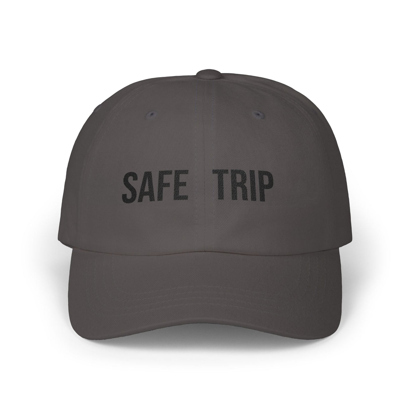 Safe Trip Classic Dad Cap - Casual Sun Hat, Travel Accessory, Gift for Dads, Everyday Wear, Adventure Ready