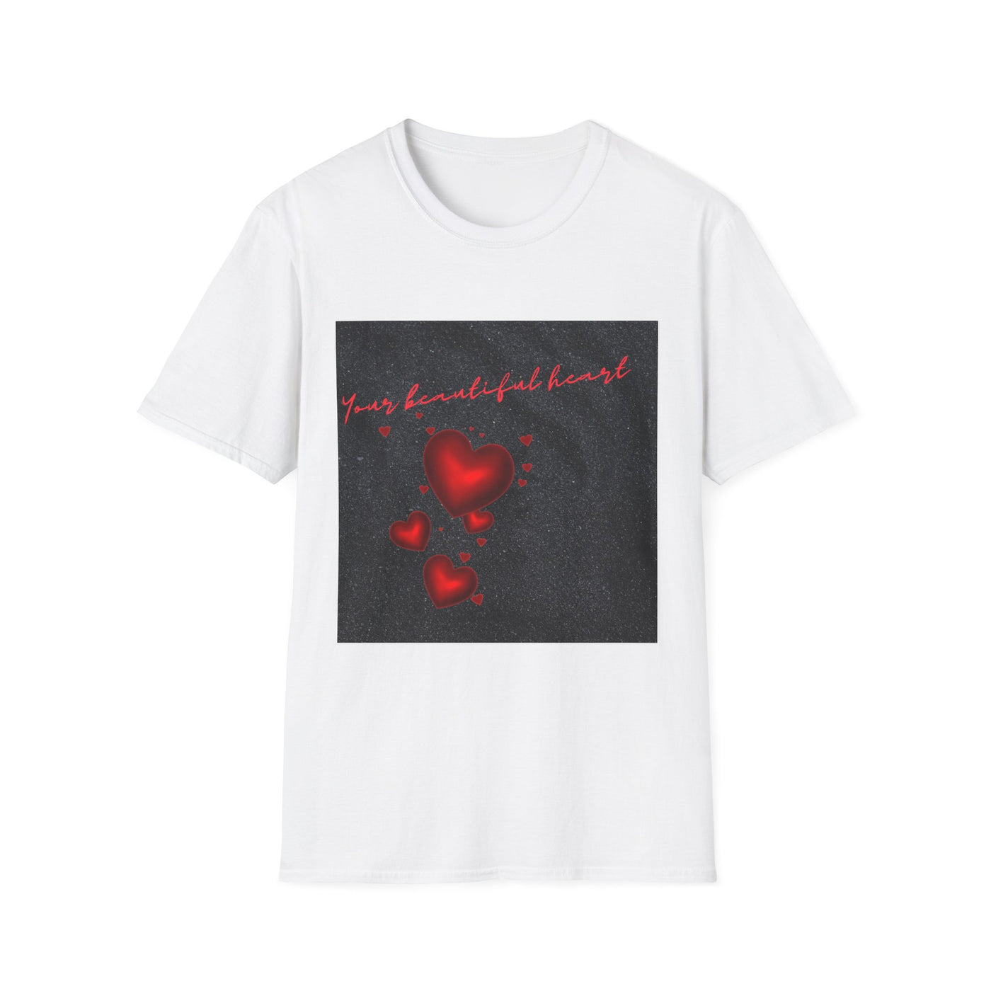 Your Beautiful Heart Unisex Softstyle T-Shirt - Perfect Gift for Valentine's Day & Everyday Wear