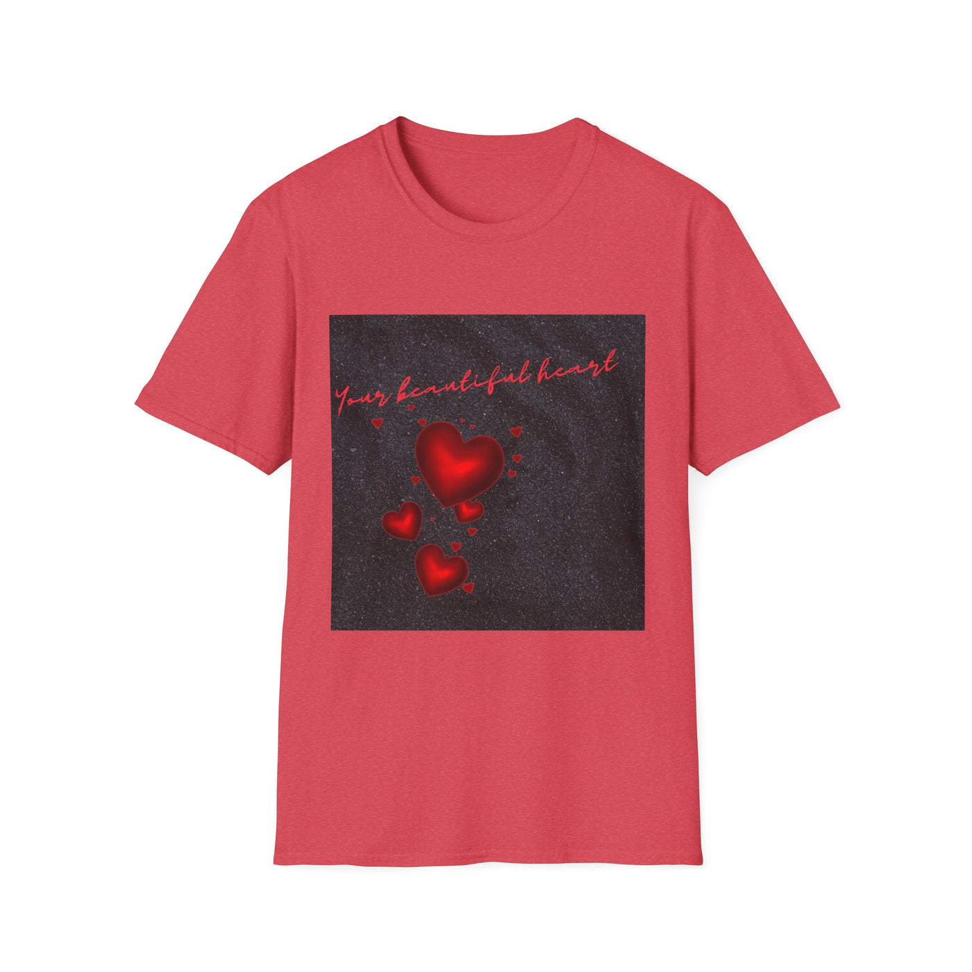 Your Beautiful Heart Unisex Softstyle T-Shirt - Perfect Gift for Valentine's Day & Everyday Wear