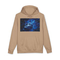 Cosmic Mind Hoodie — Blue Galaxy Face Graphic Sweatshirt