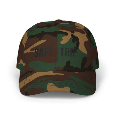Safe Trip Classic Dad Cap - Casual Sun Hat, Travel Accessory, Gift for Dads, Everyday Wear, Adventure Ready