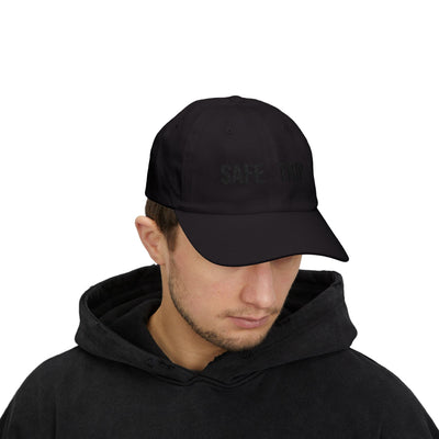 Safe Trip Classic Dad Cap - Casual Sun Hat, Travel Accessory, Gift for Dads, Everyday Wear, Adventure Ready