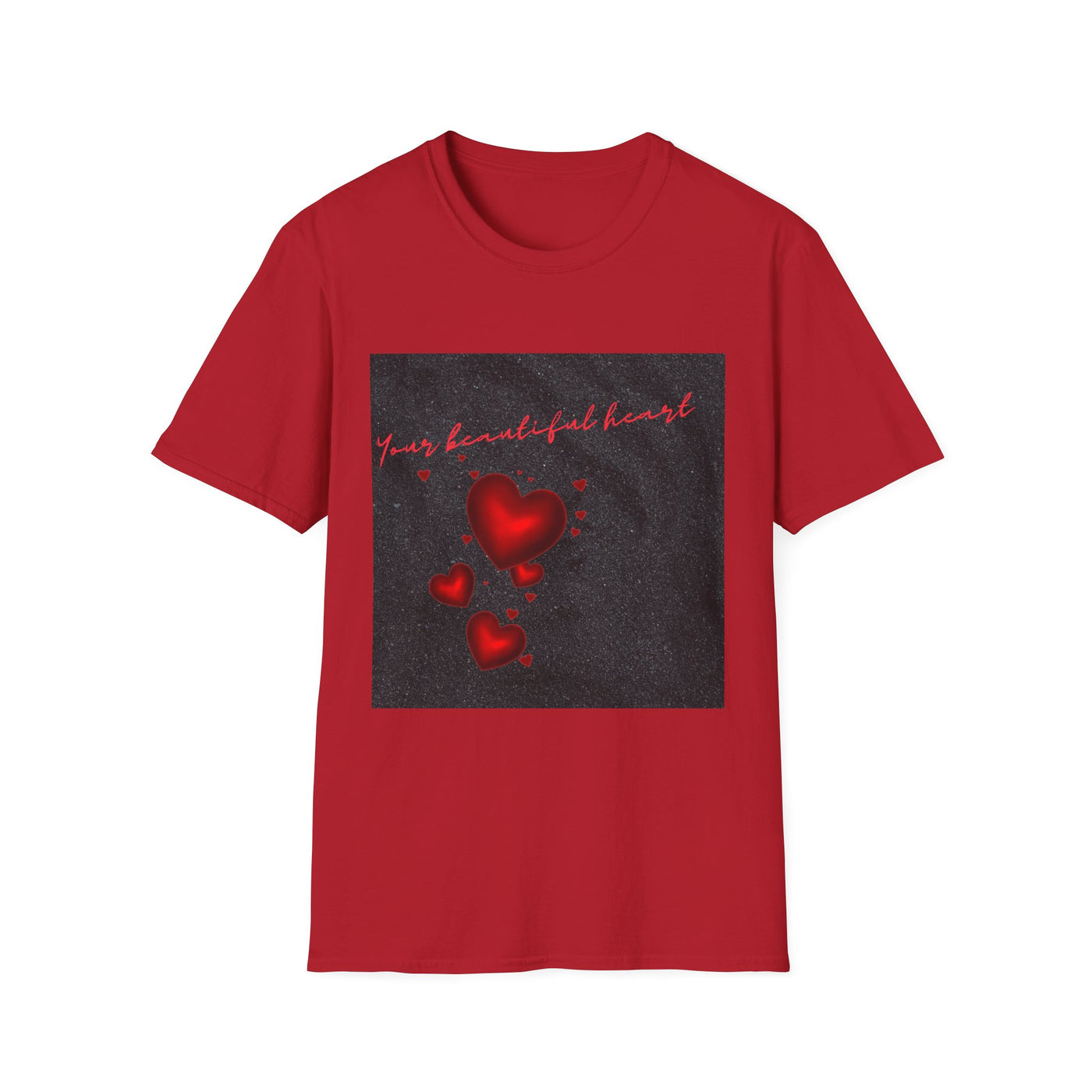 Your Beautiful Heart Unisex Softstyle T-Shirt - Perfect Gift for Valentine's Day & Everyday Wear