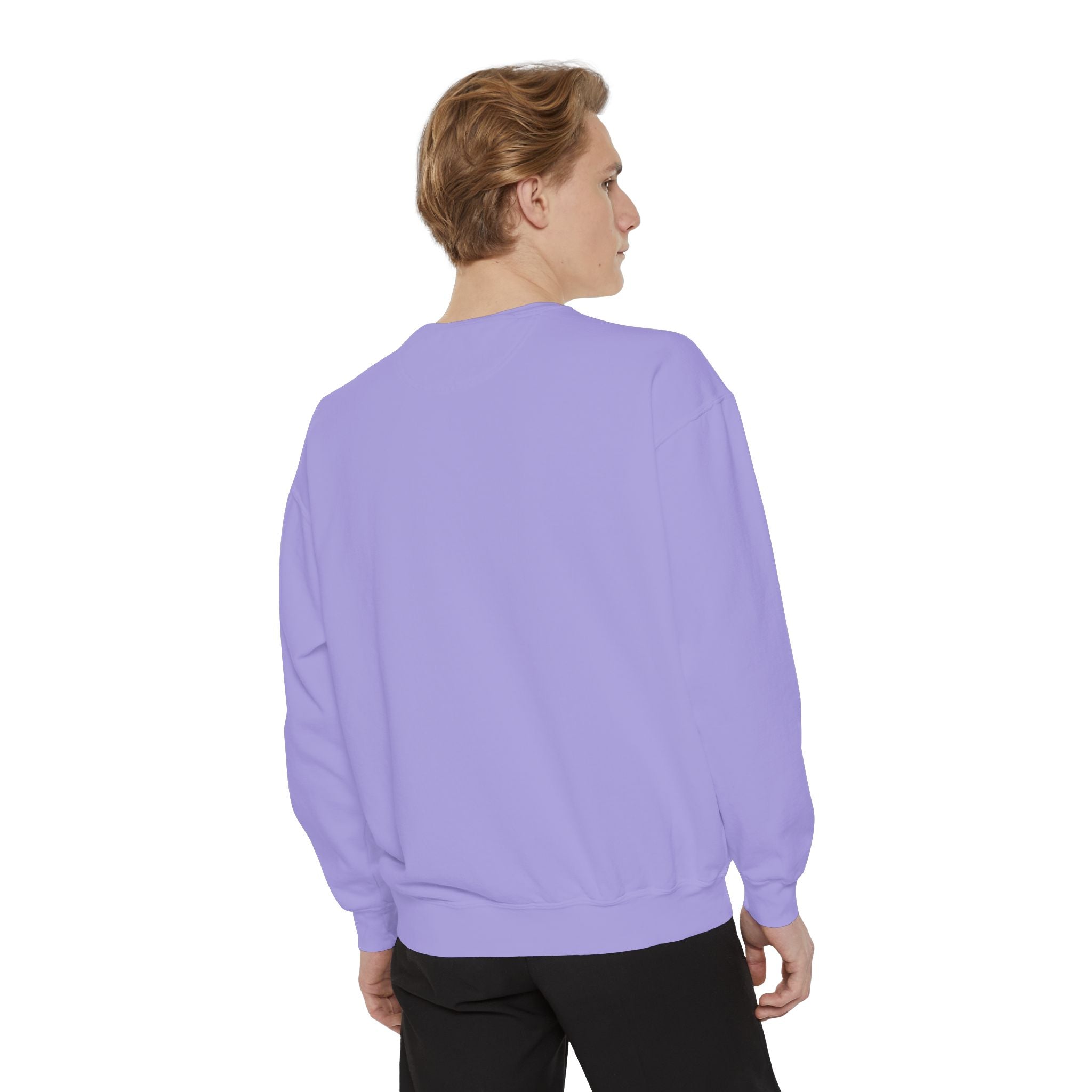 Cosmic Mind Sweatshirt — Blue Galaxy Portrait Crewneck