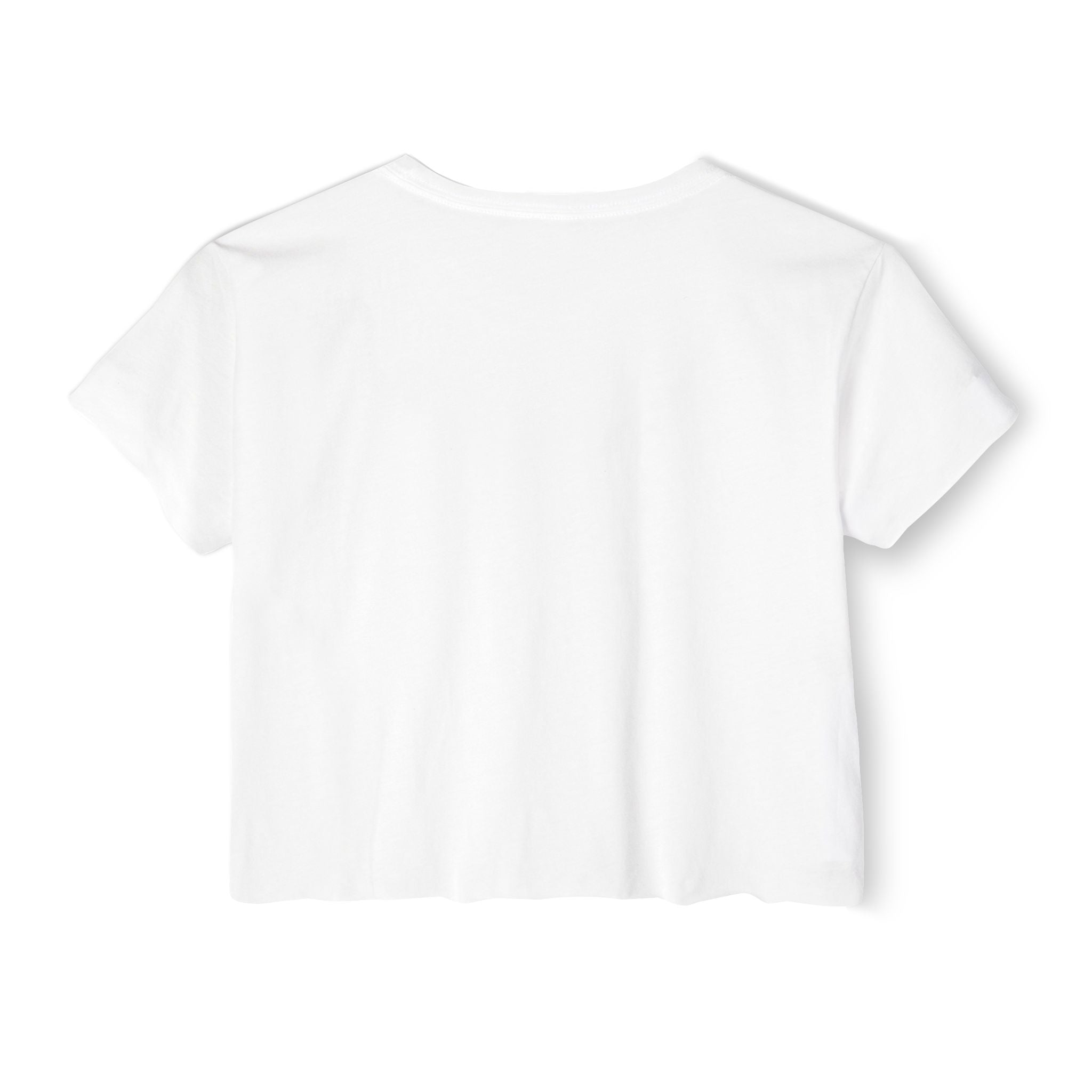 Heart To Red Glass Heart Women's Festival Crop Top — Cute Valentine's / Festival Summer Tee