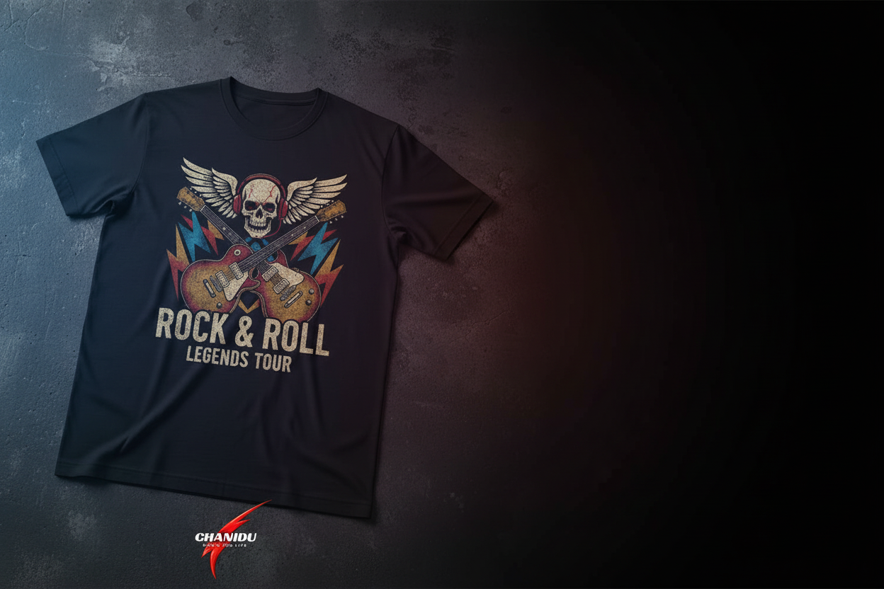 Banner - Logo Below T-shirt