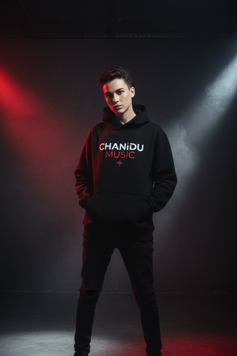 Chanidu Music - Image with Text Section