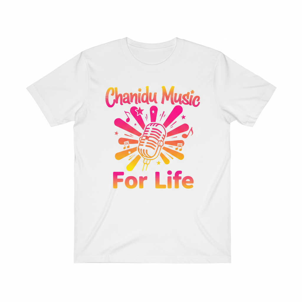 Chanidu Music Jersey Tee Microphone Design